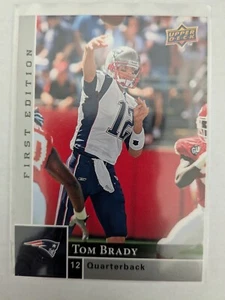 🏆 2009 Upper Deck primera edición plata Tom Brady #88 New England Patriots - Imagen 1 de 1