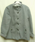 ANNE DE LANCAY NEW PALE GREY FULLY LINED FLEECE JACKET. BUST: UP TO 42ins