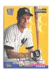 1995 Collector's Choice SE Derek Jeter Silver Signature Parallel 2 Yankees - Bild 1 von 2