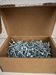 #14 x 1-1/2" Sechskantkopf selbstbohrend Metall Tek Schrauben Edelstahl Stck 250 - Bild 1 von 5