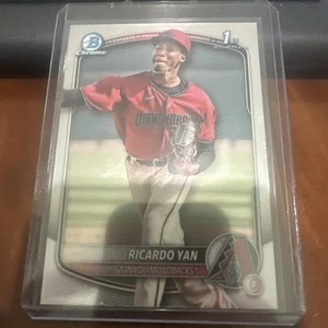 2025 Bowman Chrome RICARDO YAN 1st Bowman Rookie RC BCP-31 - Picture 1 of 2