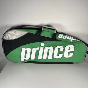 Prince Schlägertasche Racquet Squash Tennis grün weiß schwarz Reisetasche Schulter - Bild 1 von 17