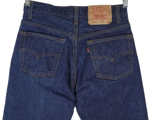 Jeans Levis 501xx Años 80 Botón Mosca Jeans Levi Strauss Etiquetado 28 x 30 Actual 27 x 2 - Imagen 1 de 15