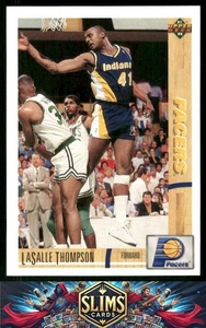 Indiana Pacers 1991-92 cubierta superior LaSalle Thompson #218 - Imagen 1 de 2