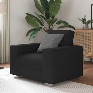 vidaXL Sessel Schwarz 59 cm aus Stoff - Bild 1 von 8