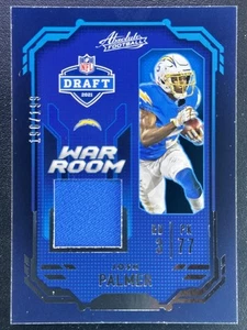 2021 Panini Absolute Josh Palmer #WRM-JPA War Room Materials SN /199 Chargers - Picture 1 of 2