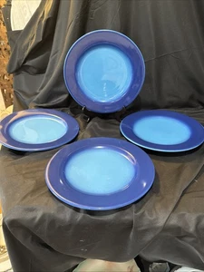 waechtersbach fun factory Germany 2 Tone Blue Set 4 Speiseteller 11 Zoll - Bild 1 von 10