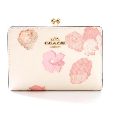 COACH CR794 IMCAH Kiss Rock Medium Wallet with Multi Floral Print Chalk Multi - Image 1 of 4