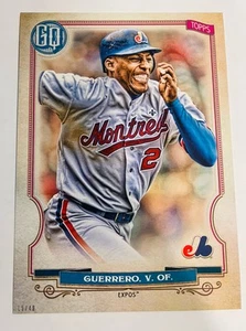 2020 Topps Gypsy Queen stampa corta Jumbo 5x7 Vladimir Guerrero Expos 310 #’d /49 - Foto 1 di 1