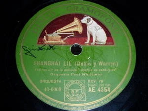 JAZZ 78 rpm RECORD Gramófono PAUL WHITEMAN LEO REISMAN - Imagen 1 de 1
