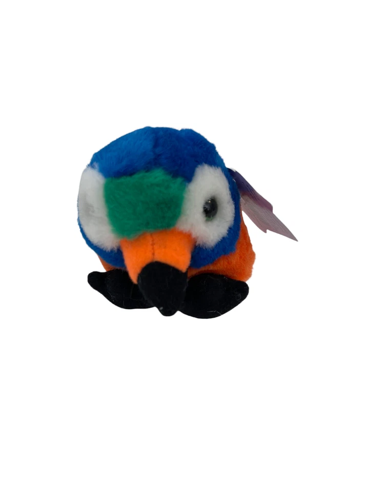 Vintage Puffkins Squak Bird Keychain Keyring Swibco Plush Stuffed NEW - Image 1 of 1