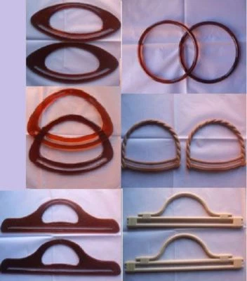 CRAFTY THINGS 1 Pair of Plastic Bag Handles - Choice of Designs & Colours