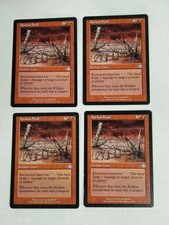 MTG Playset 4x Barbed Field (Prophecy/Red/U) - BGM