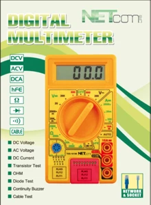 DIGITAL MULTIMETER WITH TRANSISTOR BUZER TESTER AND CABLE TESTER - Picture 1 of 2