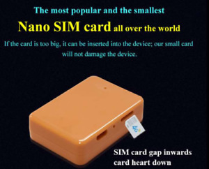 New  GSM BOX GSM SIM Nano  Card with Hidden In Ear wireless earpiece spy Kit 