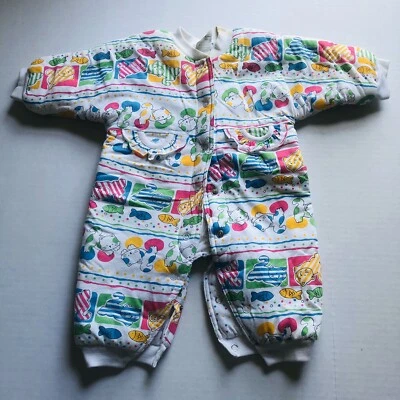 Bright Future Colorido Gato Pez Exterior Cálido Conjunto de Una Pieza Talla 6/9 Meses A380 Foto 1 de 4