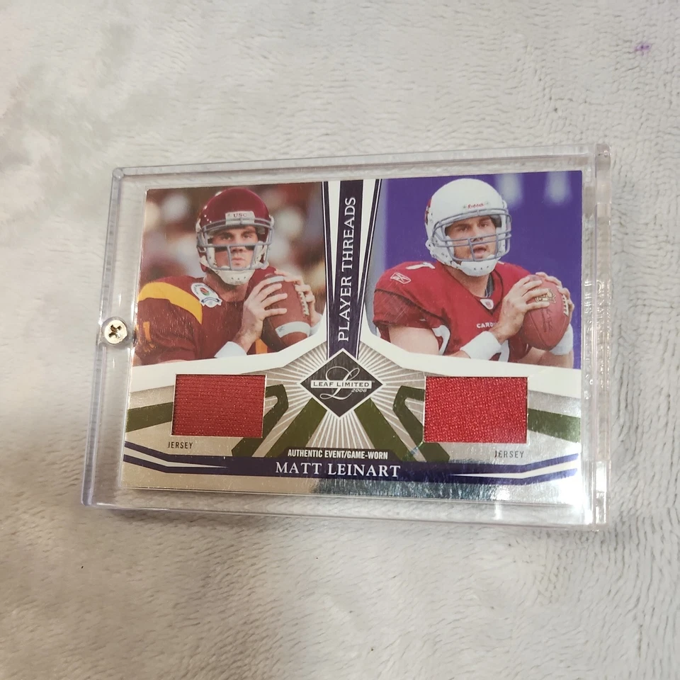 2006 Leaf Limited Player Threads 60/100 Matt Leinart #PT5 Rookie RC - Image 1 of 4