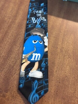 Saxofón M&M's I've Got The Blues Corbata Negro Azul de Ralph Marlin Foto 1 de 4