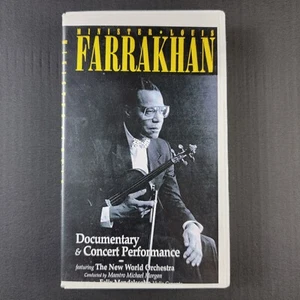 Minister Louis Farrakhan (1995 VHS) Documentary & Concert Performance - Bild 1 von 4