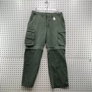 BSA Boys Scout America Convertible Cargo Pants Mens Size 32x29 Green Utility - Picture 1 of 17