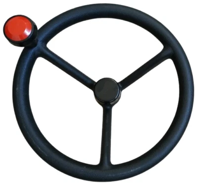 8008005 VOLANTE CHIAVETTA CON POMELLO PER TRATTORE FIAT Ø33 - Immagine 1 di 4