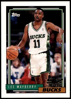 Lee Mayberry #390 1992-93 Topps - Image 1 of 2
