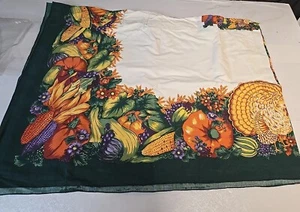 60 x 120 Zoll Thanksgiving dunkelgrün Druck längliche Tischdecke permanente Presse - Bild 1 von 4
