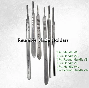 6 Surgical Scalpel Handle Knife for Surgical Removable Blades Medical Instrument - Picture 1 of 3