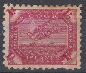 COOK ISLANDS 1896-1900 WHITE TERN 1/- MINT (ID:207/D47233) - Picture 1 of 1