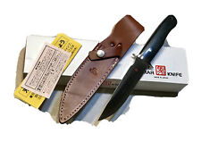 VINTAGE AL MAR PENTAGON SEKI JAPAN DAGGER KNIFE W/SHEATH BOX PAPERS MINT