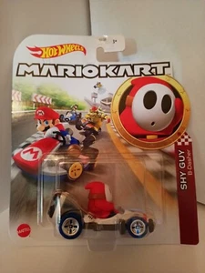 Hot Wheels 1:64 Mario Kart Shy Guy Diecast Car - Picture 1 of 5