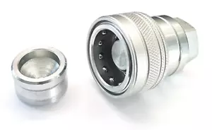 Hydraulic Trailer Brake Female Quick Release Coupling 1/2" BSP + Parking Station - Picture 1 of 6