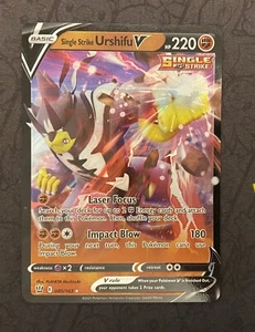 Single Strike Urshifu V 085/163 Battle Styles NM Full Art Ultra Rare Pokemon - Picture 1 of 1