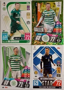 Callum McGregor Soccer Trading Card Lot of 4 - Picture 1 of 1