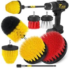 7Pcs Drill Brush Attachment Set Power Scrubber Cleaning Brushes With Long Extend