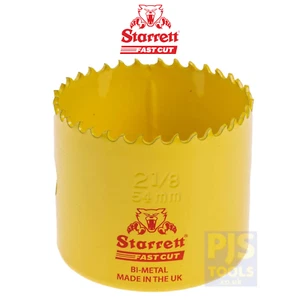 Starrett FCH0218 54mm 2.1/8 bi-metal fast cut holesaw fastcut hole saw STRHS54AX - Picture 1 of 2