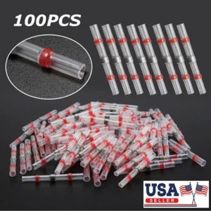 100X Heat Shrink Soldering Seal Tube Electrical 22-18 Connectors Crimp Terminals - Picture 1 of 9