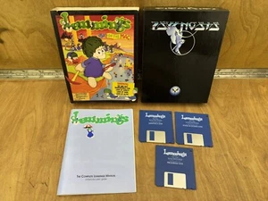 Vintage 1992 Lemmings Big Box Video Game for Macintosh Disk Manual Psygnosis MAC - Picture 1 of 6