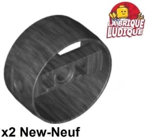 LEGO 2x Cylinder Turbine 4x4x1 2/3 Center BAR Pearl Dark Gray 41531 New - Picture 1 of 1