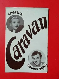 Danish Film Program "CARAVAN" Charles Boyer.Annabella.Pierre Brasseur.1934 - Picture 1 of 7