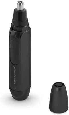 Esperanza Máquina Cortapelos nariz orejas recortador pelo nasal negro - Pila AA