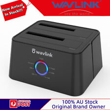 Wavlink USB 3.1 to SATA Dual Bay Hard Drive Docking Station for 2.5 or 3.5in HDD