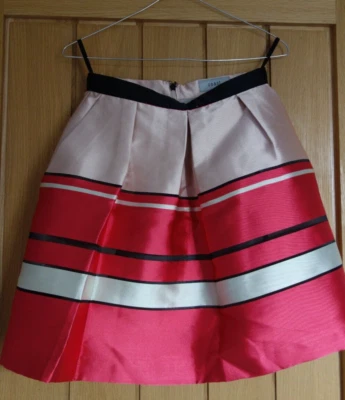 Bargain Coast Summer Pink Stripes Skirt UK size 8 - Image 1 of 3