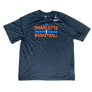 Adidas Climalite NBA Charlotte Bobcats Practice T-Shirt Mens Sz XXL - New w Tags - Picture 1 of 7
