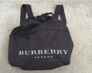 Burberry Black Shower proof pack'away jacket Uk XL - Picture 1 of 6