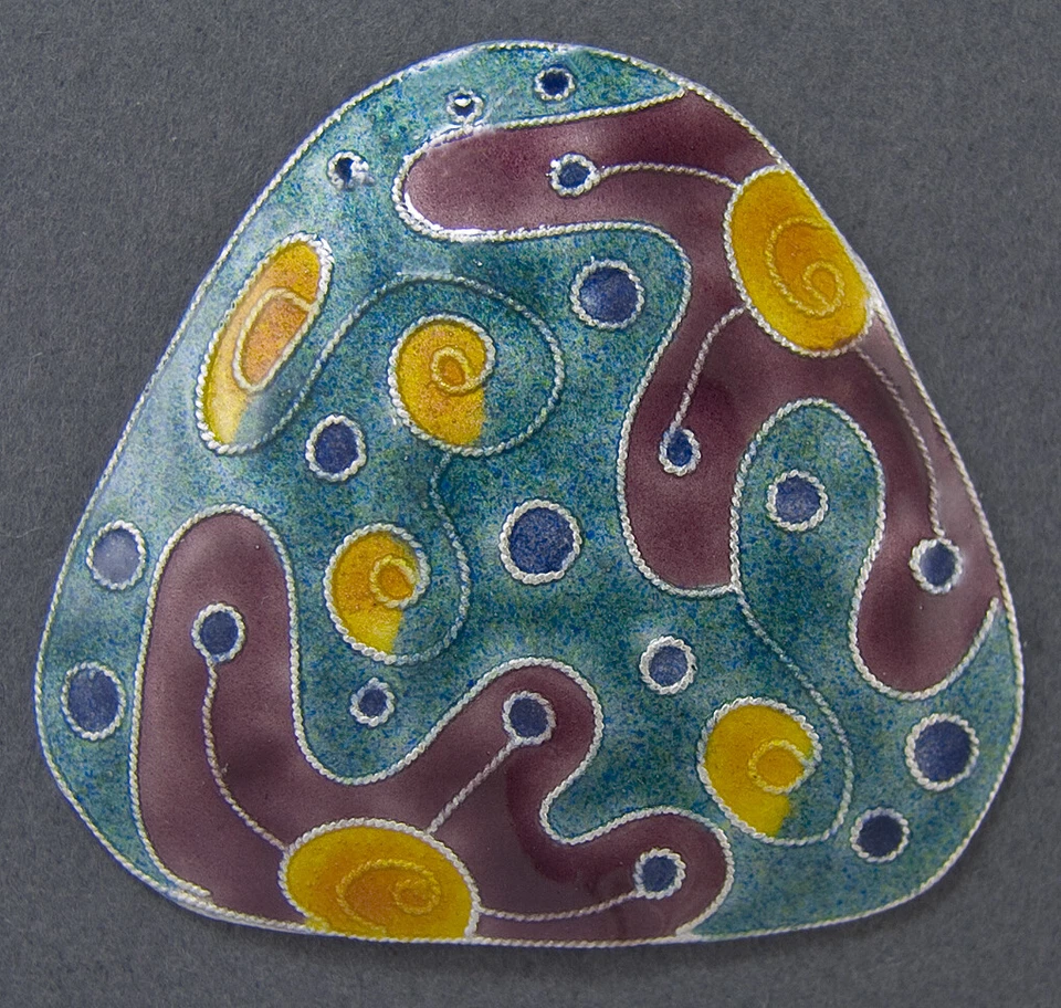 DESIGNER GLASS ENAMEL BUTTONS  - Image 1 of 1
