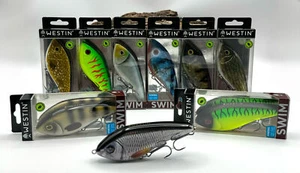 Westin Swim Glidebait 12cm 58g Sinking 21 Farben Jerkbait Swimbait Wobbler SALE - Bild 1 von 22