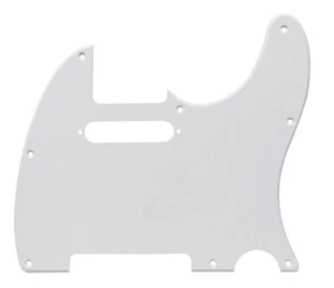 NEW PICKGUARD TELECASTER white 1 ply - 8 trous - pour guitare télé - Bild 1 von 3