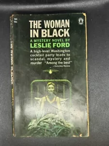 The Woman in Black by Leslie Ford 1963 Popular Library EditionVintage Rare Cover - Picture 1 of 6