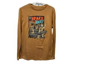 Cat & Jack Jungen 14 xl Space Rocks Astronauten Shirt Langarm Basic - Bild 1 von 7
